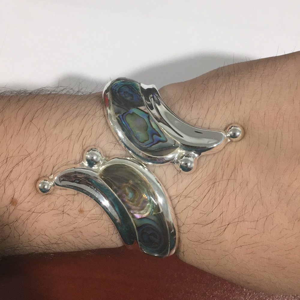 Sterling Silver 925 Women's Bangle Bracelet - Picture 2 of 6